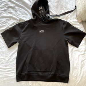 Mens short sleeve hoodie